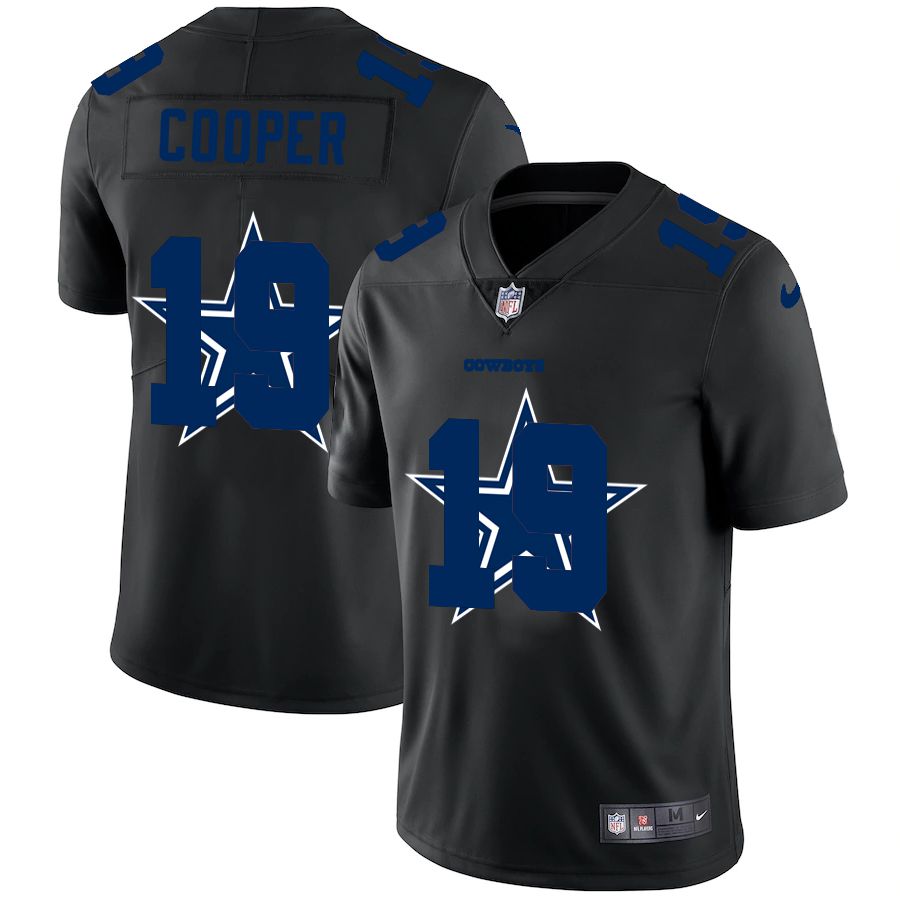 Men Dallas cowboys #19 Cooper Black shadow Nike NFL Jersey